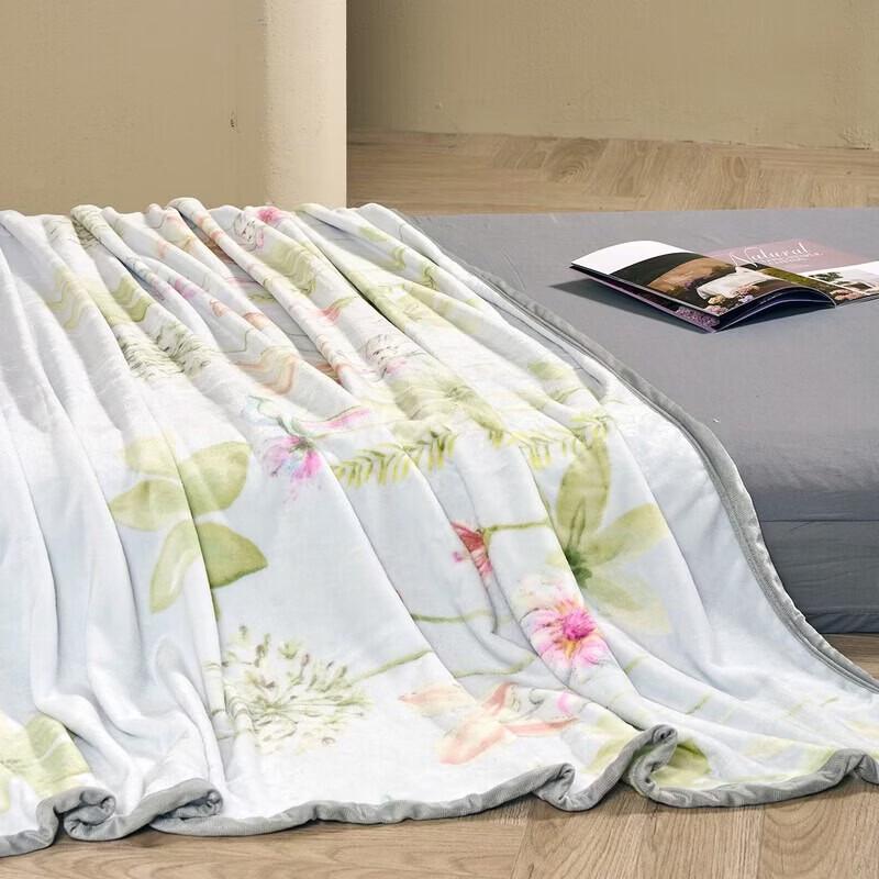 Mercury Home Textiles Фланелевое одеяло "Весенний цветок"