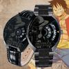 Часы One Piece Новый Мир Луффи Пираты Соломенной Шляпы Кварцевые Часы Аниме Подарки Студентам Подарок на День Рождения Мальчикам Девочкам