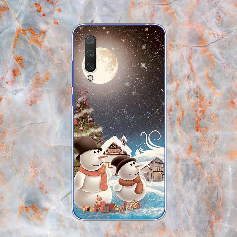 Новогодние подарки Рождественский мягкий силиконовый чехол TPU для Xiaomi Mi Note 11 10T 10 9 9T SE 8 Lite Pro Ultra 5G чехол для телефона