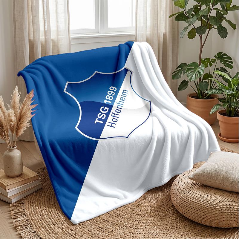 TSG Hoffenheim FC Soft Flannel Fleece Blanket Lightweight Cozy Warm Throw Blanket For Sofa Bed Home Decor