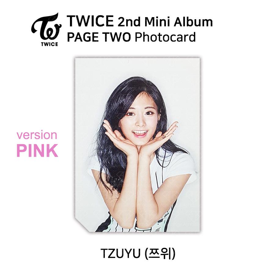 Twice 2-й мини-альбом СТРАНИЦА ВТОРАЯ Фотокарточка РОЗОВАЯ Версия