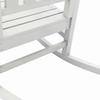 Swing Chair 2 pcs White 92 x 70 x 108 cm Polyethylene