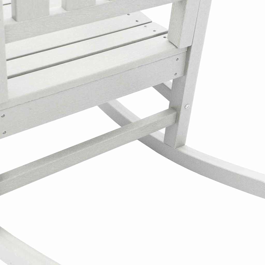 Swing Chair 2 pcs White 92 x 70 x 108 cm Polyethylene