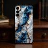 Акварельный Мраморный Посеребренный Внутри Чехол Для Телефона Для Samsung S25,S24,S21,S22,S23,S30,Ultra,S20,Plus,Fe,Lite Черный Корпус