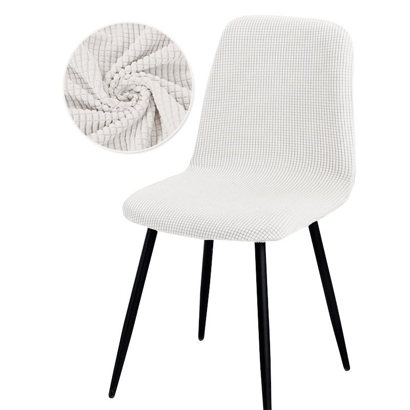 Modern Elastic Short Back Chair Cover Stretchable Seat Case for Office Banquet Living Room Small Size