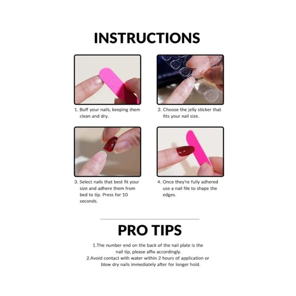 Wearable Manicure Almond False Nail Christmas Nail Tips Waterproof Press on Nails  Girl