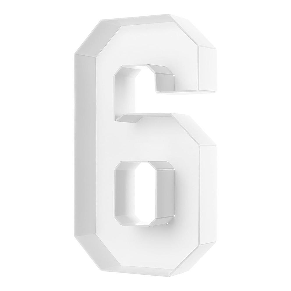 Numbers 0-9 3D Balloon Frame Three-dimensional Digital Marquee Balloon Frame  Graduation Party