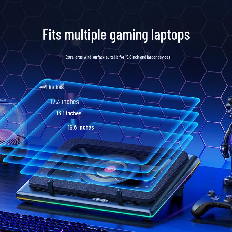 llano Gaming Laptop Cooling Pad & Stand