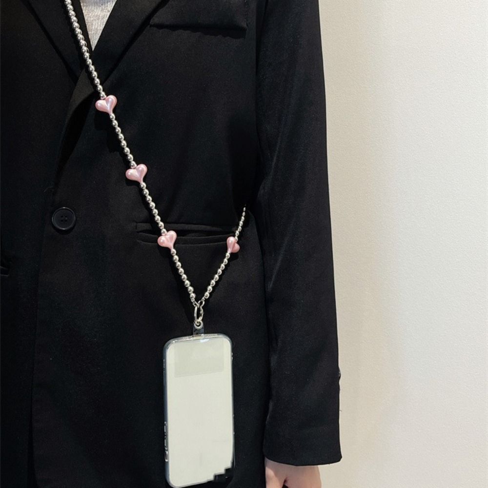 Sweet Mobile Phone Chain Long Beads Phone Strap Fashion Cellphone Lanyard Phone Accessories