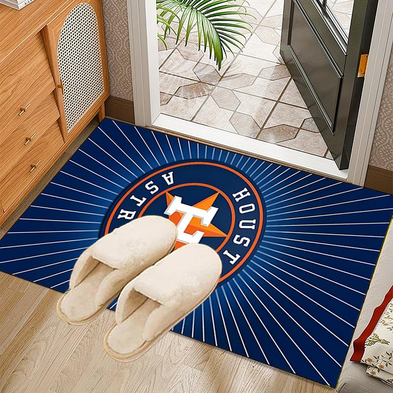 Houston basketball Graffiti Art Rug Office Carpet Non-Slip Mat, Chair Rug Floor Covering for Gaming, Bedroom, Living Room,Home Decor Christmas Gift