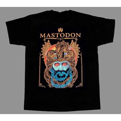 Редкий! Футболка Mastodon Топы Футболка Короткий рукав Взрослый размер S до 4XL