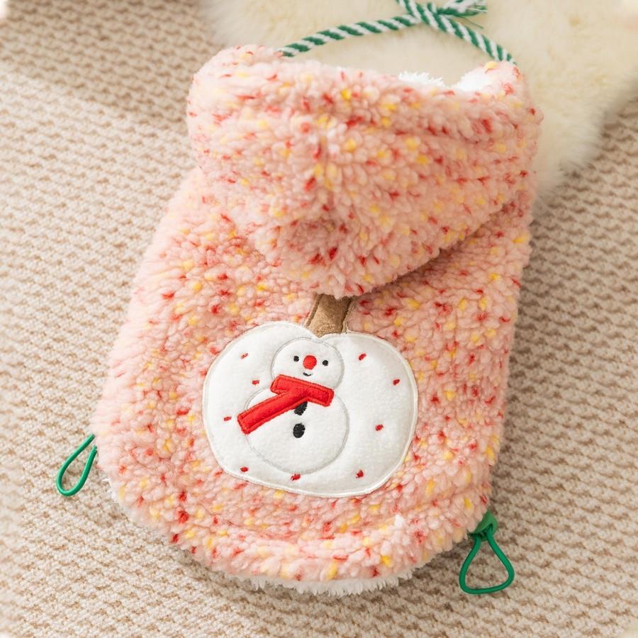 Small to Medium Dog Fleece Pockets Warm Cozy Winter Dog Coat
