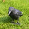 Black Scarer Pigeon Repellent Lifelike Hunting Decoy Outdoor Life Size Crow  Courtyard Garden