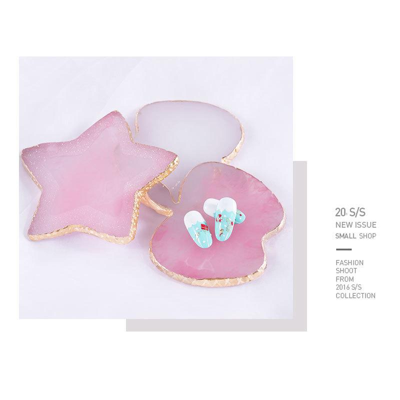 Палитра для дизайна ногтей со звездами, листы из смоляного агата для дизайна ногтей, палитра для дизайна ногтей, демонстрационная доска для дизайна ногтей