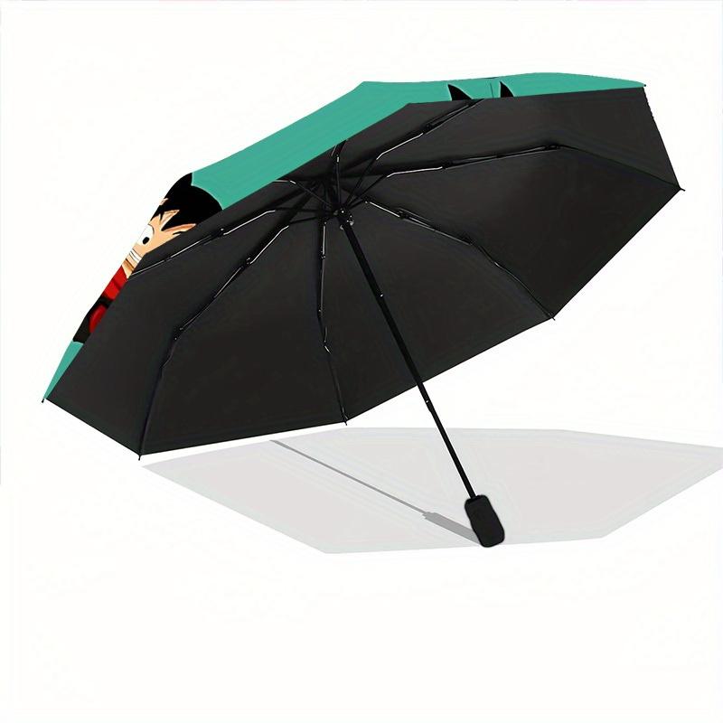 1pc Goku, Dragon Ball Automatic Umbrella 8-Bone Design Compact Gear for Outdoor Travel, Perfect Gift for Friends or Family yy280828170