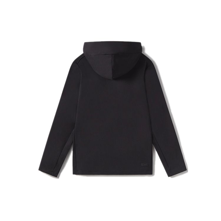 Nike Мужская куртка Tech Pack Barcelona с капюшоном на молнии во всю длину, черная CK8587-010