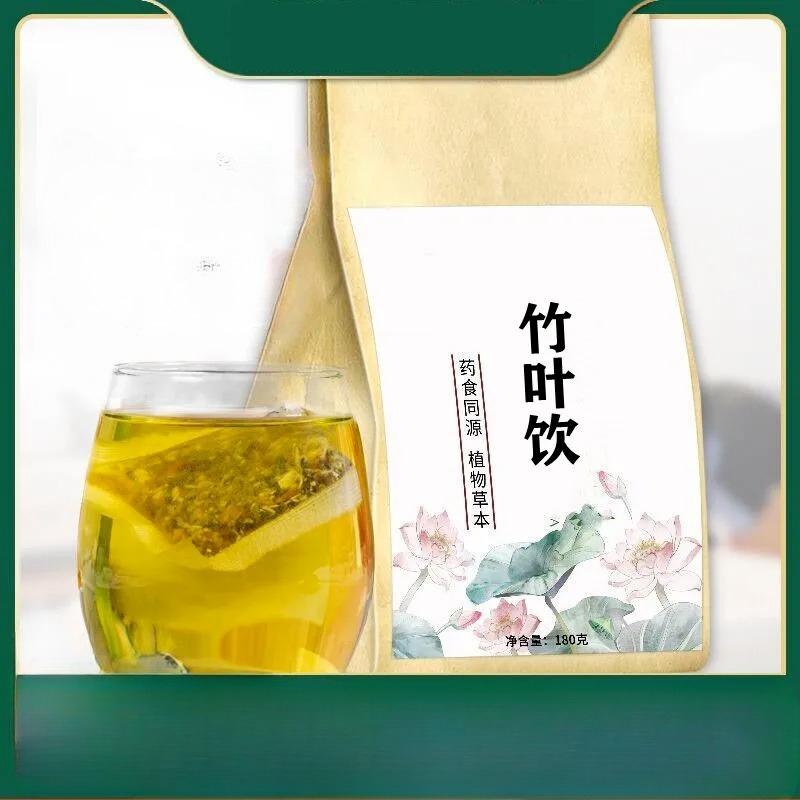 Чай из сушеных листьев бамбука в пакетиках 30 Zongzi Organic Leaf Quality Natural Pure Herbal