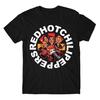 Red Hot Chili Peppers RHCP Футболка Группы Унисекс Хлопок Y2k Популярная Унисекс Одежда Женская Летняя Футболка Высокое Качество Подарки для Фанатов