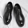 Wenzhou Leather Shoes Men's Hollow Men's Shoes Business Dress Inner Height Increase Leather Shoes Men's Casual Cool Leather Shoes Wedding Groom Shoes