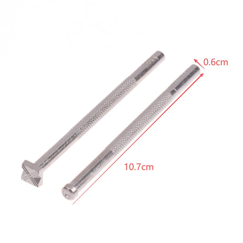 1/2 шт. Кожаное тиснение Металлический пуансон Сделай сам Инструменты для резьбы по коже Штамп Воск Кожаное ремесло Пуансоны Штампы