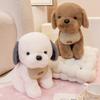 Cute Sitting Bib Puppy Plush Toy Claw Machine Children's Sleeping Pillow Office Ornaments
