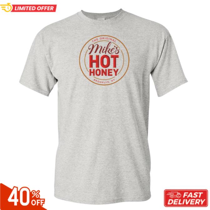Футболка Mike's Hot Honey, Футболка с логотипом острого меда_перепечатка_горячая распродажа скидка 40%_последняя сделка Унисекс футболка