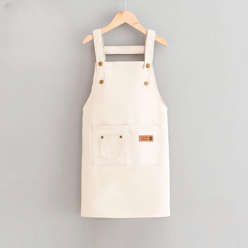 Холщовый детский фартук Кухонные фартуки без рукавов для мальчиков и девочек Детская одежда для рисования Художественный халат для детского сада