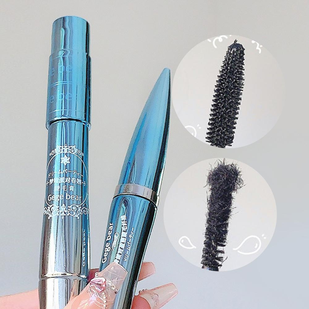 Silk Fiber Black Mascara Waterproof Long Lasting Extension Eyelashes Lengthening Curling Mascara Black Eyelash Makeup Cosmetic