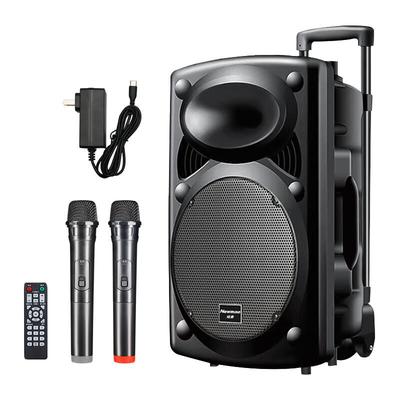 Портативная Bluetooth-колонка Newsmy B12 12 дюймов на колесиках, с микрофоном, CN-вилка (адаптер в комплекте)