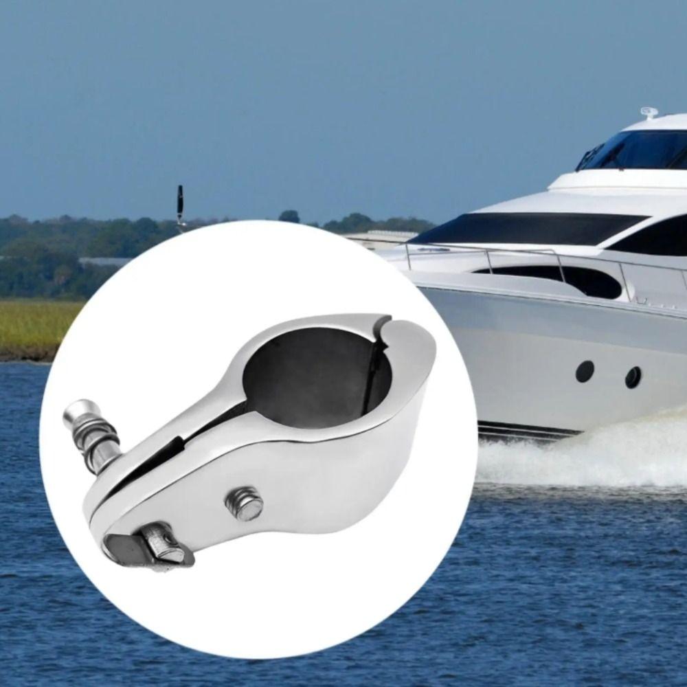 Heavy Duty Boat Top Hinged Jaw Slide Clamp Stainless Steel 316 Marine Hardware Practical Support