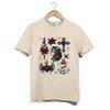 Tattoo Flash T-Shirt Unisex Anchor Rose Skull Dagger Cross Day of the Dead Tee