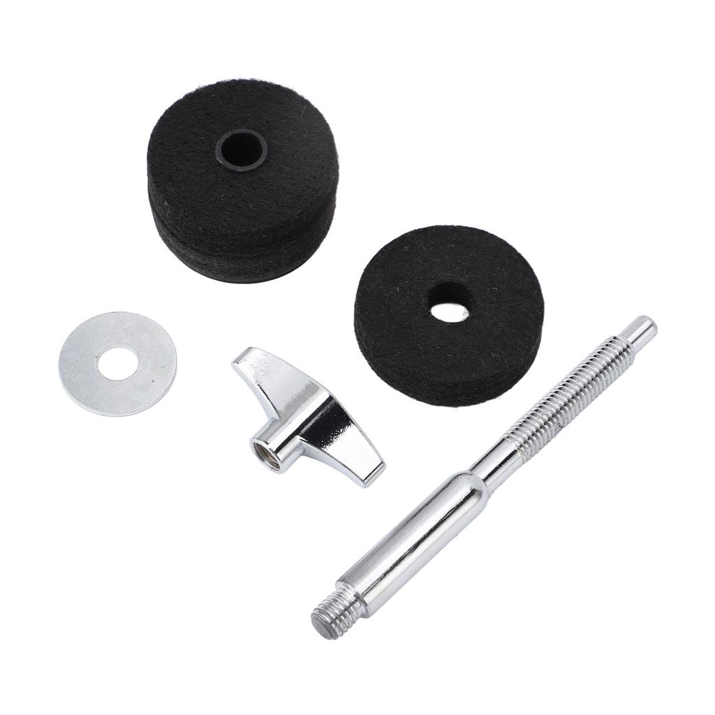 Стойка для тарелок Алюминиевый сплав Войлок Водная стойка для тарелок Насадка-стекер для барабанной установки Черный