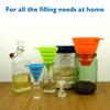 Car Engine Funnel Silicone Liquid Funnel Washer Fluid Change Foldable Portable Auto Engine Oil Petrol Change Funnel Accesorios