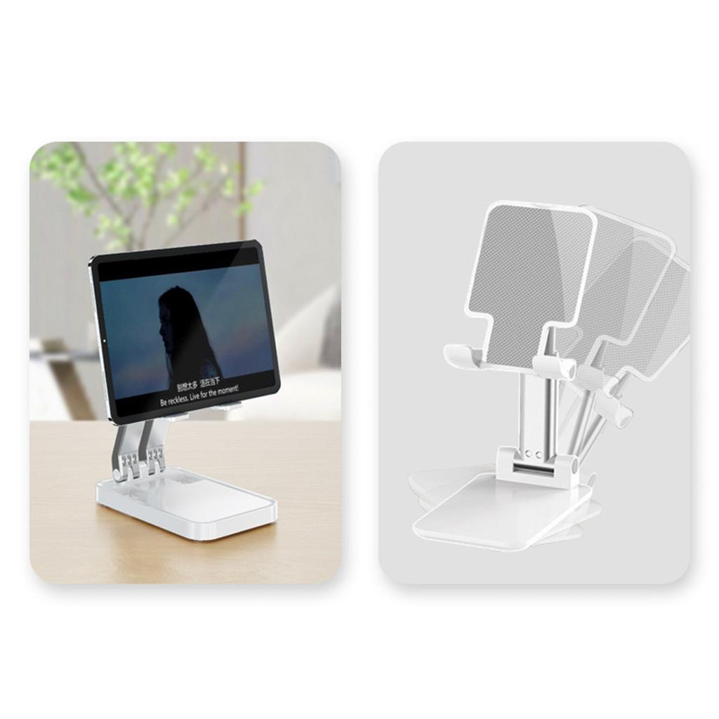 Foldable Adjustable Phone & Tablet Stand (K15) – White
