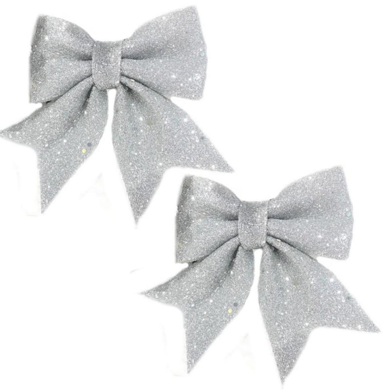 Рождественская елка Блестящий бант Домашний фестиваль Декоративный бант Подвеска