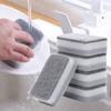 1Pcs Double-sided Cleaning Spongs Household Scouring Pad Kitchen Wipe Dishwashing Sponge Cloth Dish Cleaning Towels Accessories
