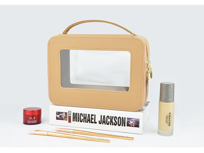 Роскошная прозрачная дорожная косметичка - высококачественный органайзер для косметики из ПВХ