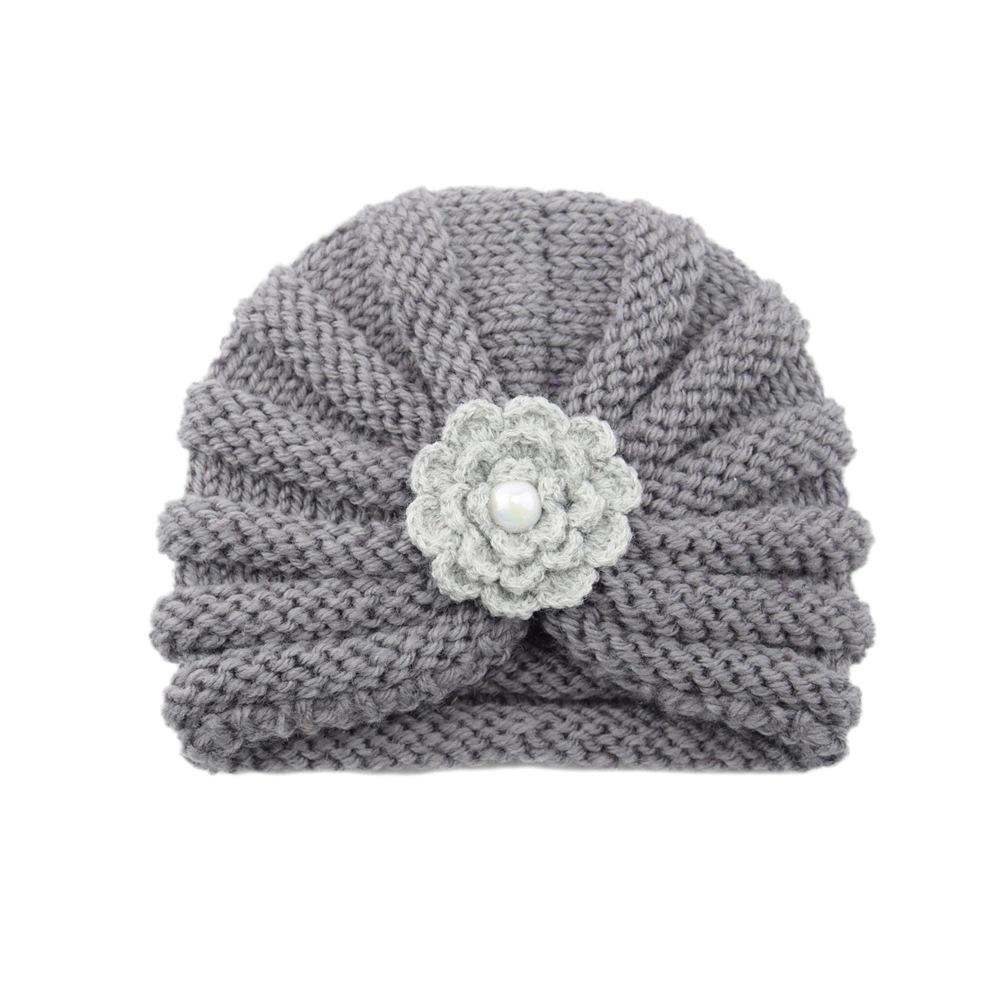 Детская шерстяная индийская шапка Camellia Pearl, теплая, вязаная, для новорожденных, на осень и зиму