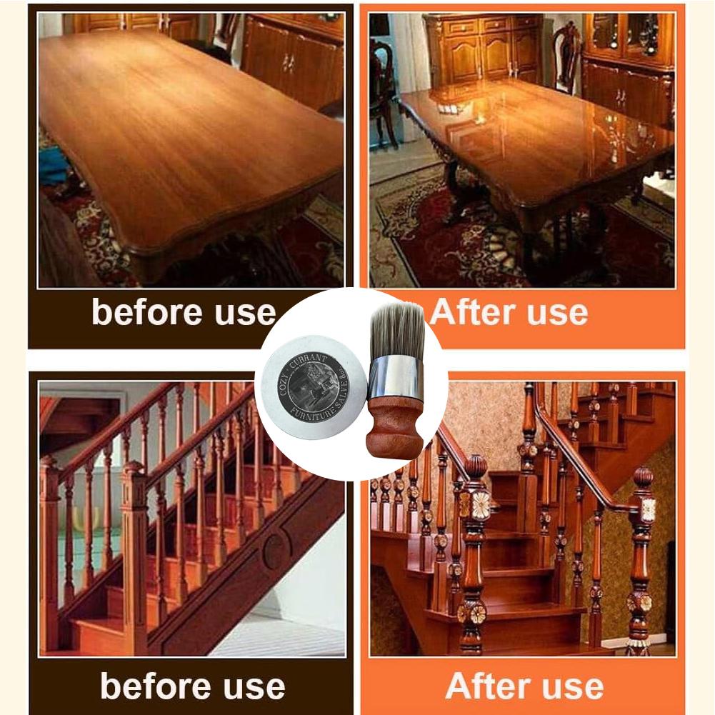 4/8oz Leather Salve All-Natural Polishing Treatment Leather Cream Conditioner Universal Conditioner for Car Interiors Furniture