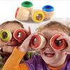 Best Wooden Educational Kaleidoscope Baby Children Learning Puzzle Sensory Toys (Color: Multicolor)