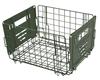 Captain Stag Folding Wire Framework (CAPTAIN STAG) UP-2008 Basket, Stackable, Olive,