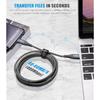 Кабель Type-C 1 м / 2 шт. Совместимость с PD 60 Вт Быстрая зарядка (Кабель USB C и USB C) iPhone 17 16 15 Симв...