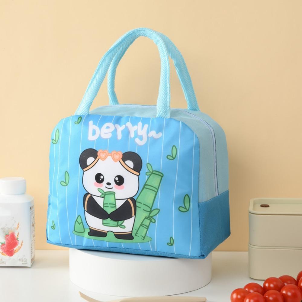Cartoon Thermal Meal Tote Bag Thickened Portable Lunch Box Practical Food Storage Bag  School