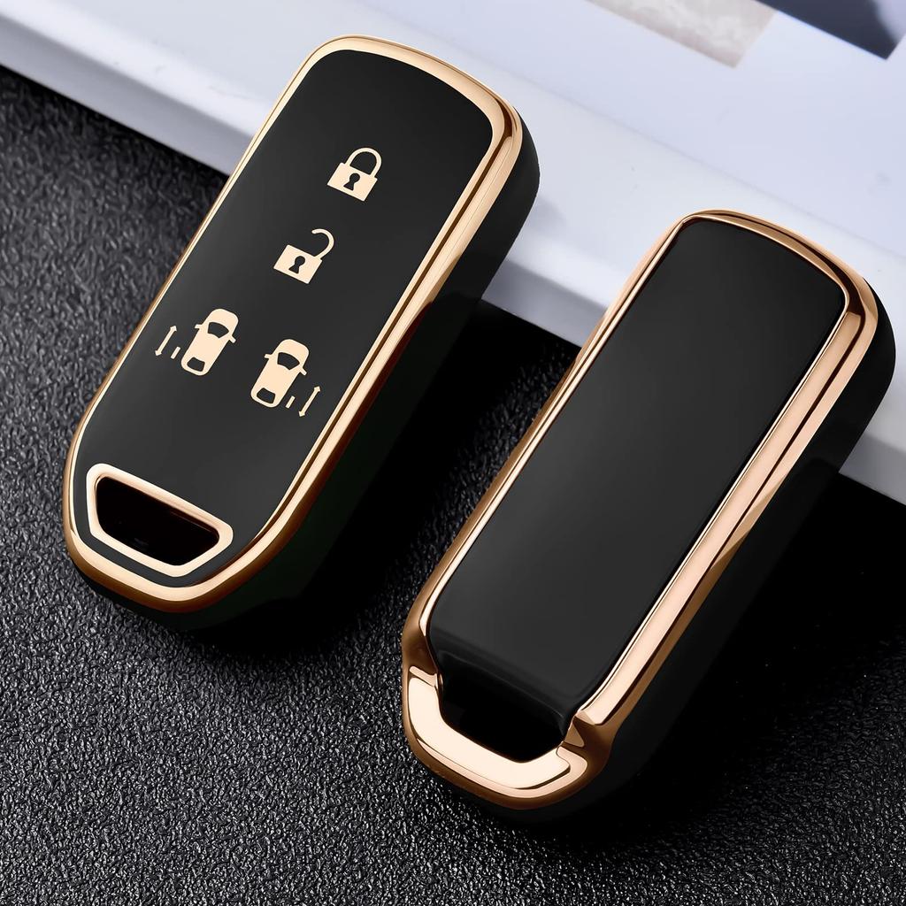 OATSBASF Honda N-BOX Key Case (4 Buttons) Honda Key Case N-BOX/N-VAN/N-WGN/N-ONE Key Cover Honda