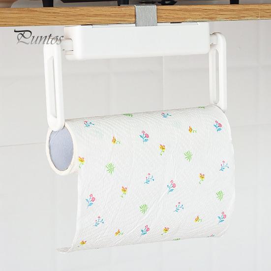 Выдвижной держатель для бумажных полотенец, регулируемая длина, простая установка, держатель для рулонной бумаги, органайзер для ванной комнаты и кухни