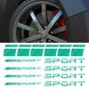 14 шт. Наклейка на автомобиль Водонепроницаемая Спортивный логотип Светоотражающая наклейка Автомобильное колесо Шина Обод