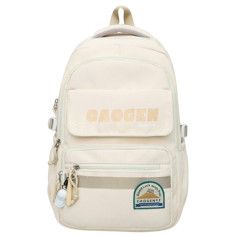 Schoolbag large-capacity backpack, junior high school student schoolbag high value Korean version ins wind backpack campus women's leisure double back