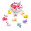 Resin Duck Mushroom Donut Bear Pendant DIY Earrings Keychain Accessories
