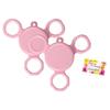 Cap Opener for Plastic Bottles and Pouches, Easy To Open with Light Force, Suitable for Children and Seniors (Set of 2) (Pink)
