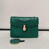 [Б/У] Serpenti Forever Классическая цепочка с застежкой в виде головы змеи Наплечный ремень Маленькая сумка через плечо из телячьей кожи - Очень хорошее состояние #G6SQIU